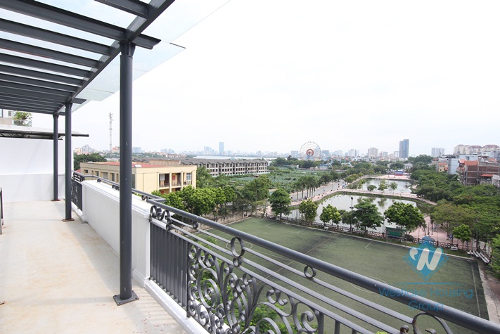 High floor 1 bedroom apartment near Walking street of Westlake, Hanoi.